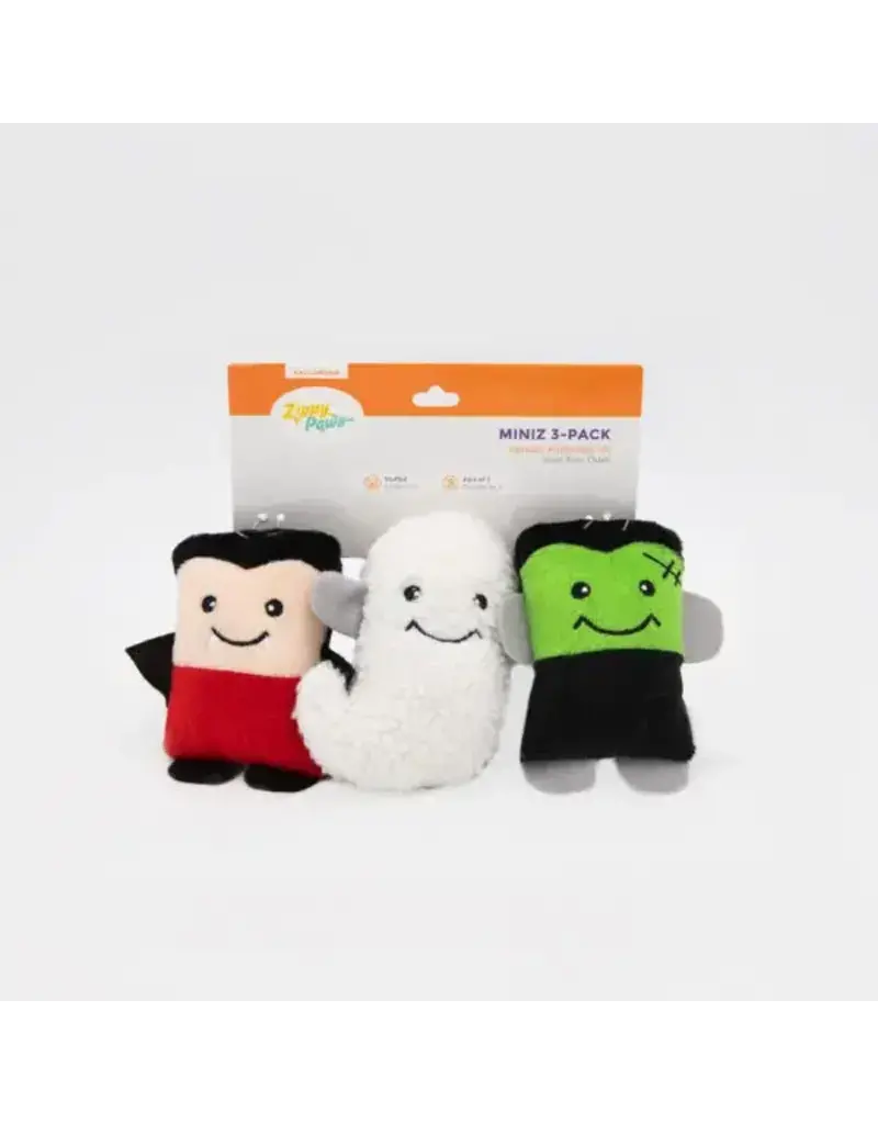 Zippy Paws ZippyPaws Halloween Miniz Monsters 3pk