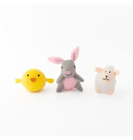 Zippy Paws ZippyPaws Easter Miniz Friends 3 pk