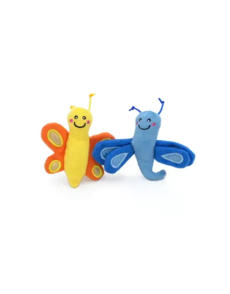 Zippy Paws ZippyClaws Butterfly and Dragonfly Cat Toy 2Pk