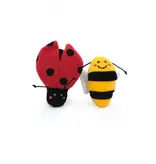Zippy Paws ZippyClaws Ladybug and Bee 2Pk