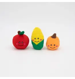 Zippy Paws ZippyPaws Fall Harvest Miniz 3 Pk