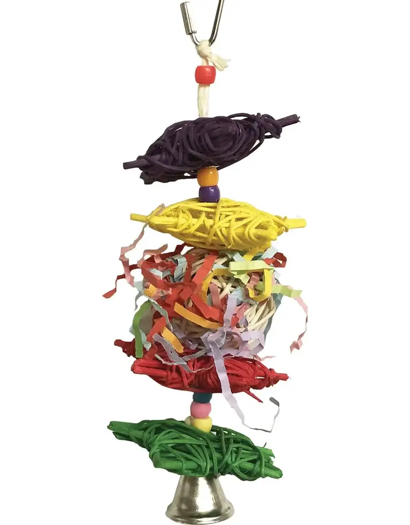 A&E Cage Company A&E Cage Company Happy Beaks Crinkle Crinkle Little Star Bird Toy