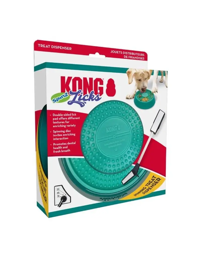 Kong Company Kong Licks Spinz Lick Pad & Treat Dispenser