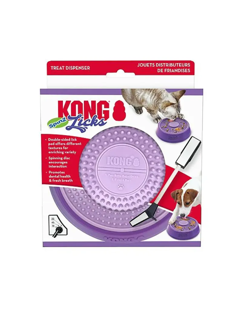 Kong Company Kong Licks Spinz Lick Pad & Treat Dispenser