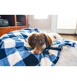 Tall Tails Tall Tails Blanket Navy Hunter's Plaid 30 x 40 in