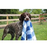 Tall Tails Tall Tails Blanket Navy Hunter's Plaid 30 x 40 in