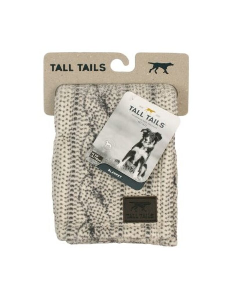Tall Tails Tall Tails Blanket Cable Knit 30 x 40 in