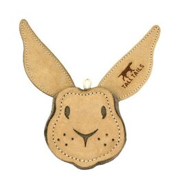 Tall Tails Tall Tails Scrappy Leather Rabbit Toy