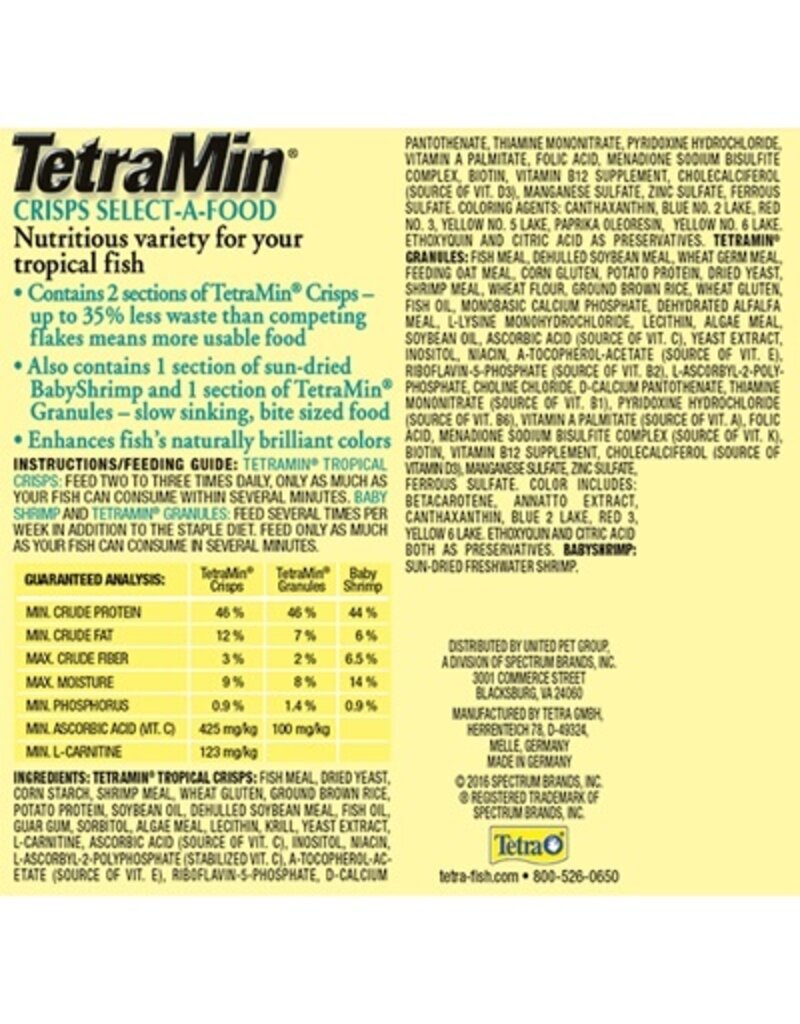 Tetra Tetra TetraMin Crisp Select a Food 2 Oz