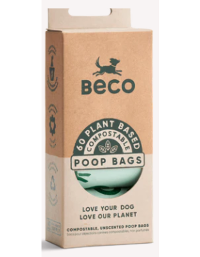 Beco Beco Compostable Poop Bags 60Count 4 Rolls