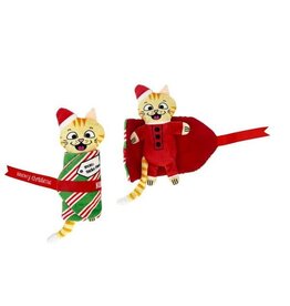 Kong Company Kong Holiday Pull-a-Partz Present Cat Toy Asst