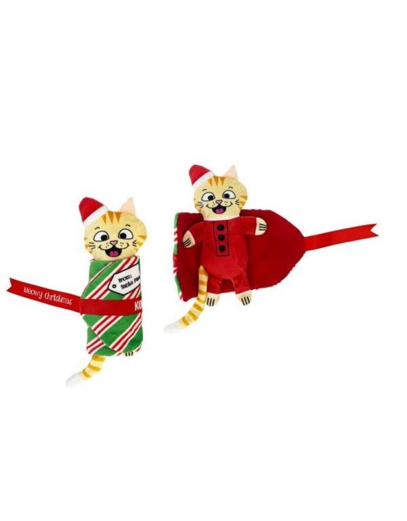 Kong Company Kong Holiday Pull-a-Partz Present Cat Toy Asst
