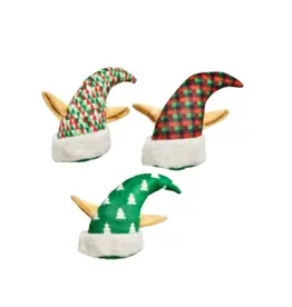 Ethical Pet Spot Holiday Elf Hat Dog toy Asst