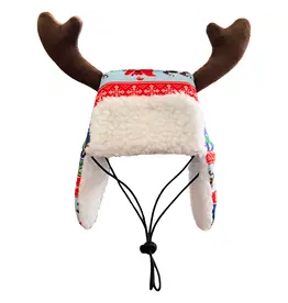 Huxley and Kent Huxley and Kent Dog Hat Antler Ugly Sweater