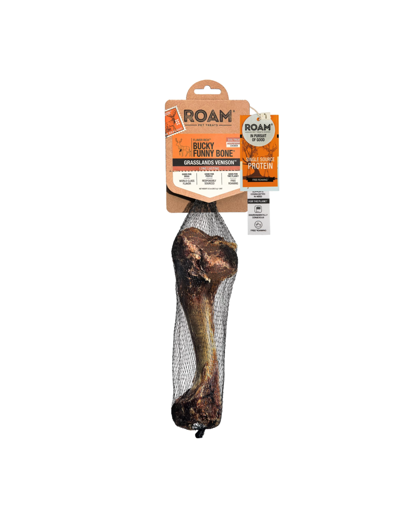 Roam Roam Bucky Funny Bone Humerus Grassland Venison 1pk