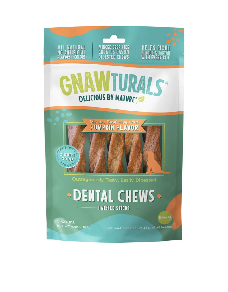 Pawsitive Pets Gnawturals Dental Chews Twisted Sticks