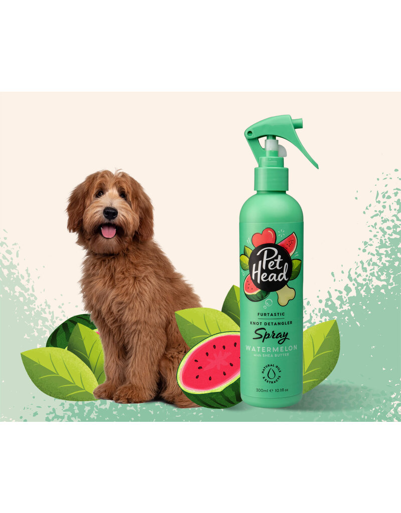 The Company of Animals Pet Head Furtastic Knot Detangler Grooming Spray Watermelon 10.1 Oz