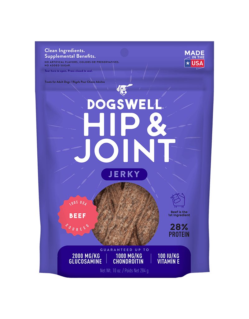 Dogswell Dogswell Hip and Joint Dog Treats Beef Jerky 10 Oz