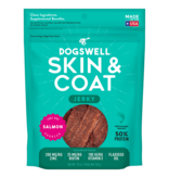 Whitebridge Pet Brands Dogswell Skin and Coat Dog Treats Salmon Jerky 10 Oz