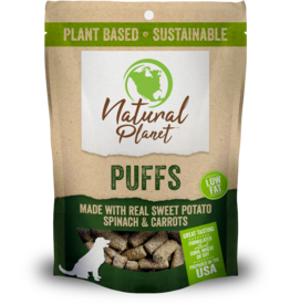 Nutri Source Natural Planet Veggie Puffs Dog Treat 8Oz