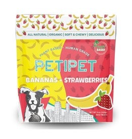 Petipet Petipet Bananas & Strawberries Treats 5Oz