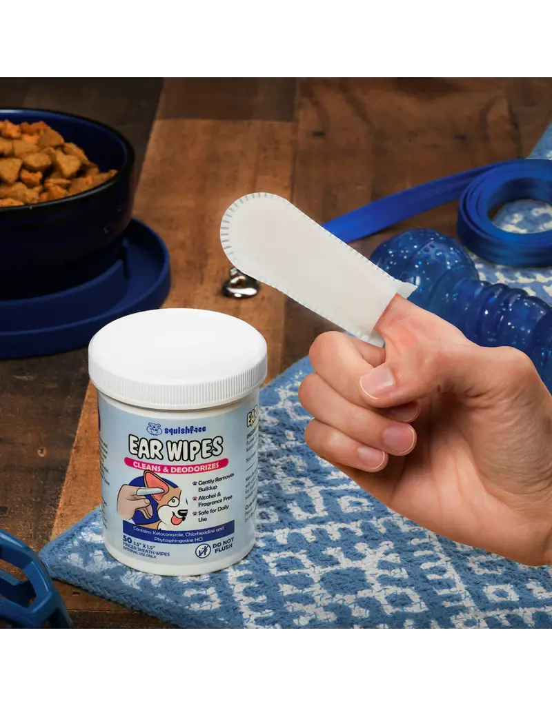 Squishface Squishface Ear Wipes for Dogs