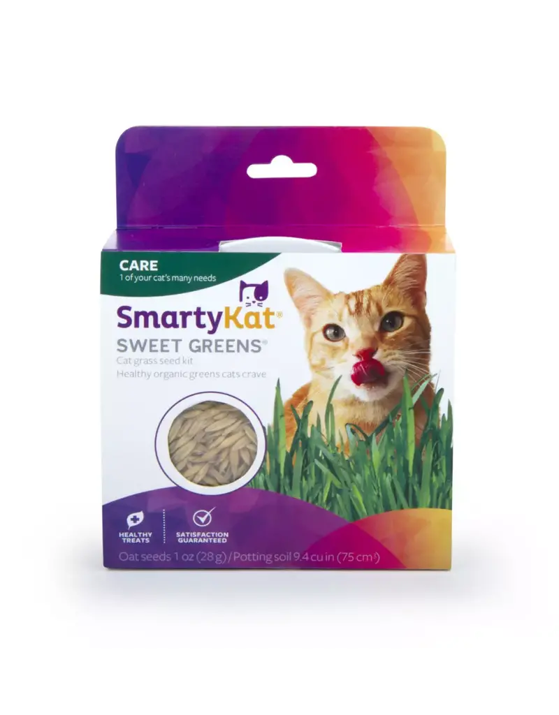 Smartykat SmartyKat Sweet Greens Organic Oat Grass Grow Kit