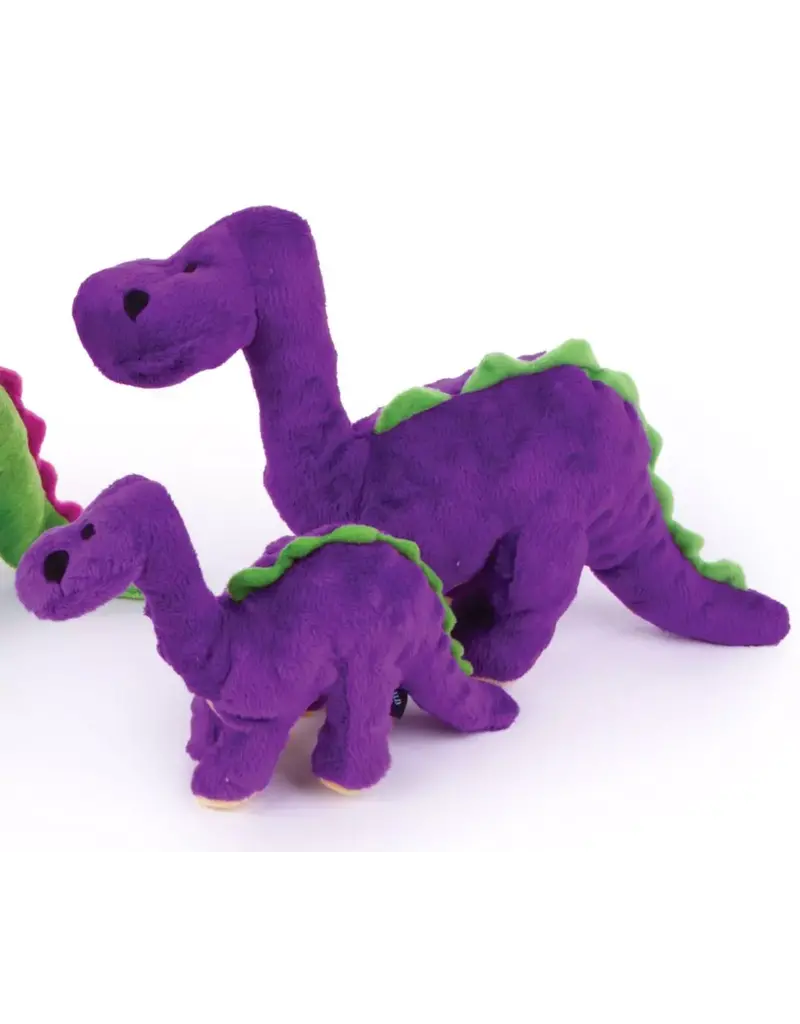 Quaker Pet Group GoDog Dinos Bruto Brontosaurus Dog Toy