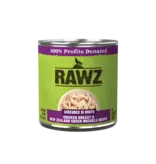 RAWZ Rawz Shredded Chicken Breast & New Zealand Green Mussels Canned Dog Food