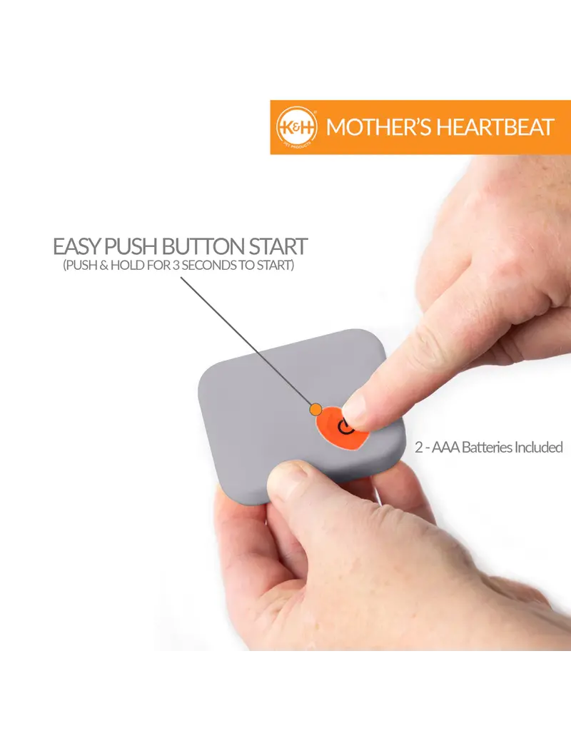 K&H Manufacturing K&H Mother's Heartbeat Heated Bed w/  Pillow