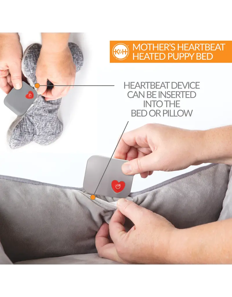 K&H Manufacturing K&H Mother's Heartbeat Heated Bed w/  Pillow