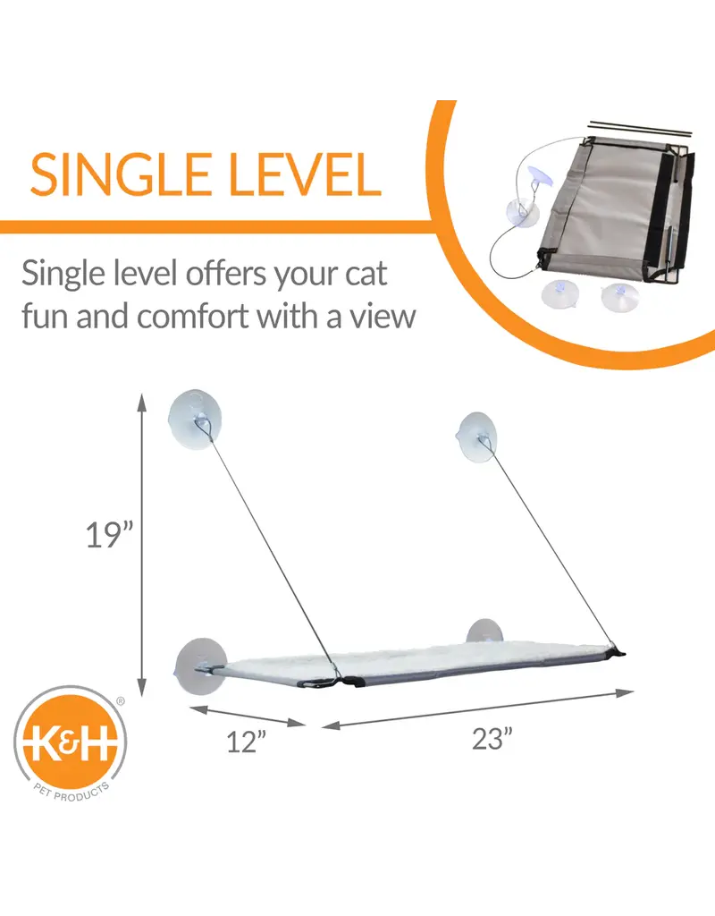 K&H Manufacturing K&H Window Lounger Kitty Sill Single