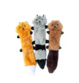 Zippy Paws ZippyPaws Skinny Peltz Dog Toy 3pk (Fox, Raccoon, Squirrel)