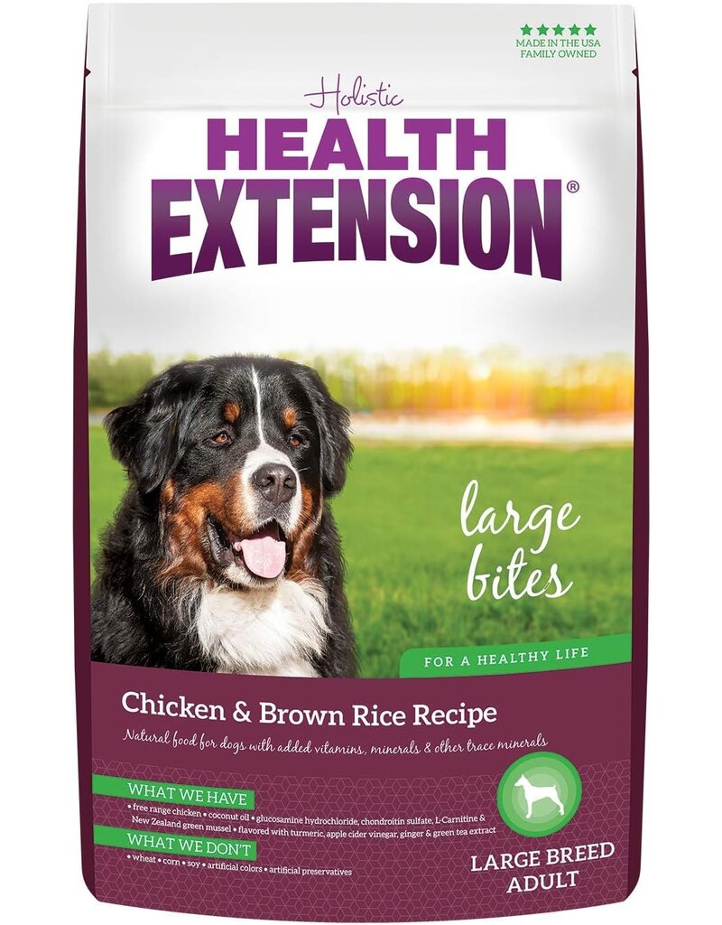 Health Extension Health Extension Large Breed Adult Chicken & Brown Rice Dog Food 30 lb