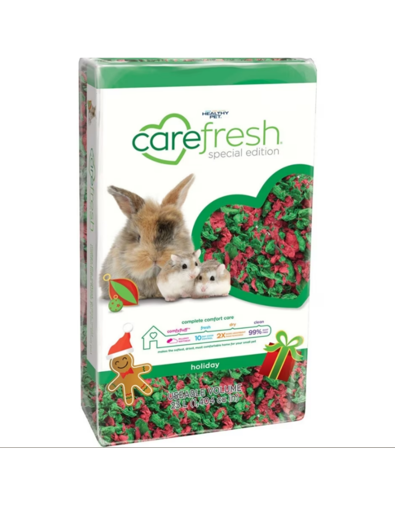 Healthy Pet Carefresh Red and Green Pet Bedding 23L