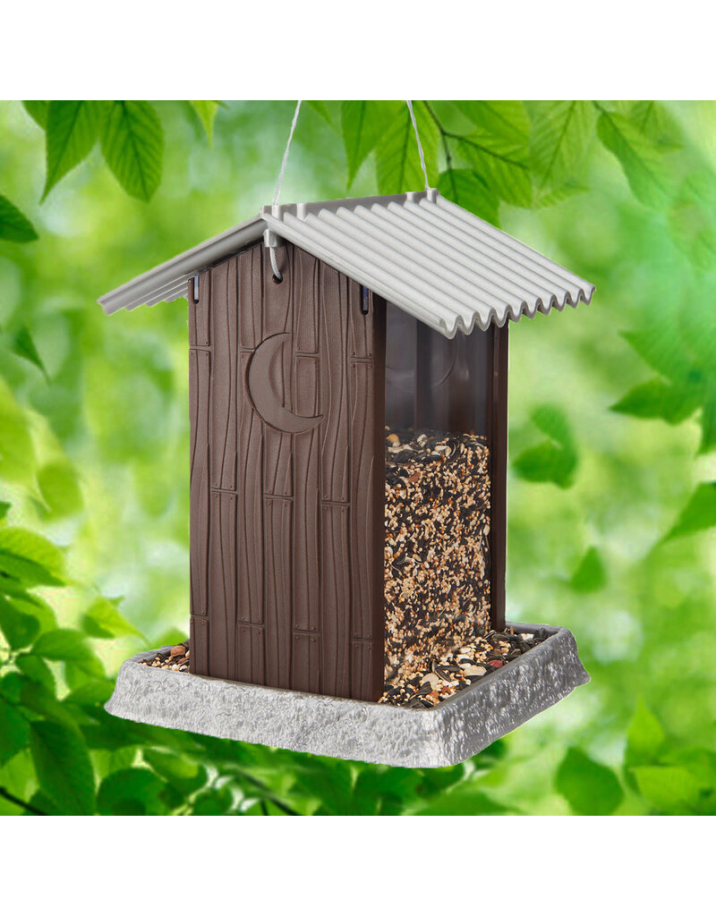 Village Collection Outhouse Bird Feeder 4.25 Lb Noah's Ark