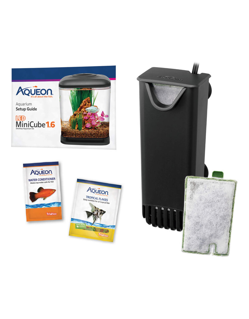 Aqueon Aqueon Minicube 1.6 Led Desktop Aquarium Kit