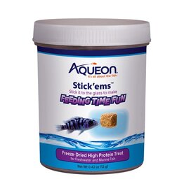 Aqueon Aqueon Stickems Freeze Dried Protein Fish Food 0.42 Oz