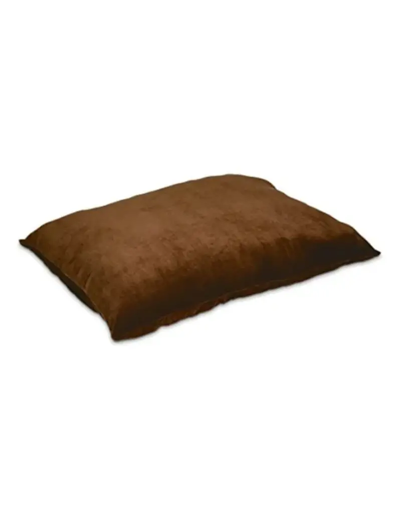 Petmate Aspen Pet Plush/Suede Pillow Bed 30x 40 In Brown