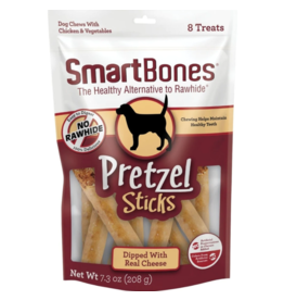 Smartbones Smartbones Pretzel Sticks Dipped Dog Chews Cheese 8 Ct
