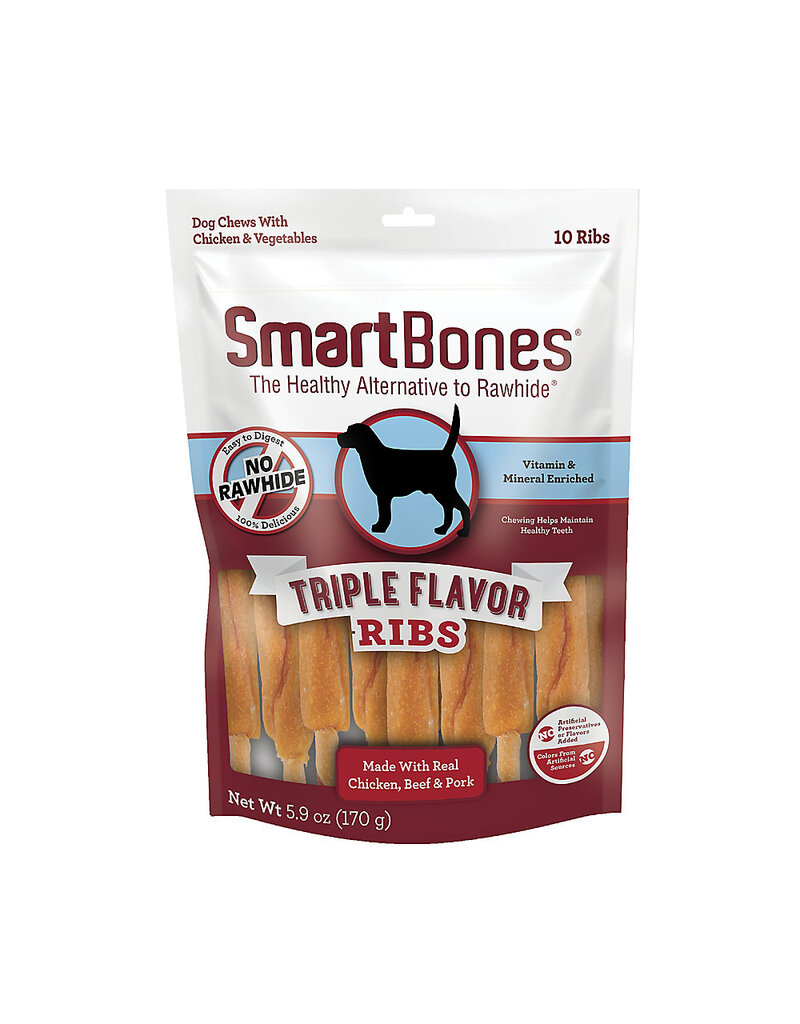 Smartbones Smartbones Triple Flavor Ribs 10 pk