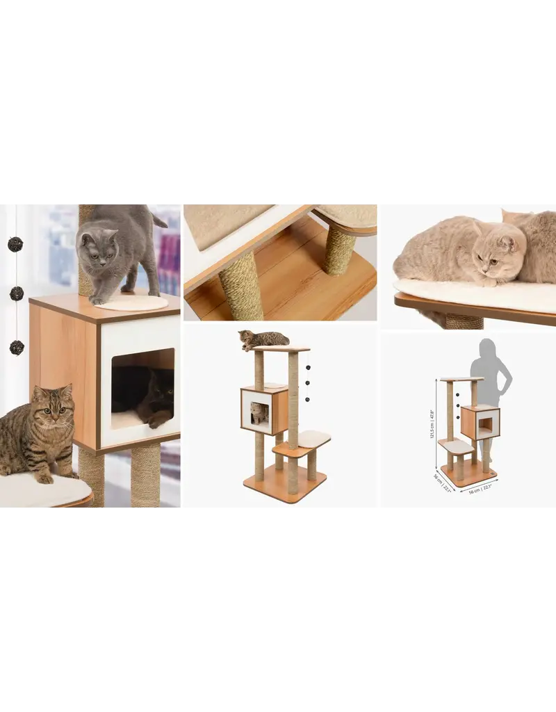 Catit Catit Vesper High Base Cat Tree Giant, Walnut