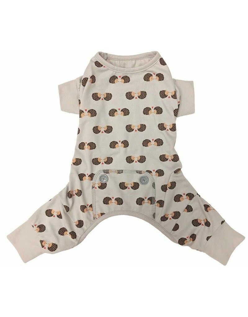 Ethical Pet Fashion Pet Pajama Dog Hedgehog Grey