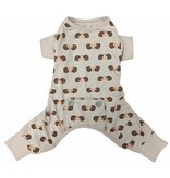 Ethical Pet Fashion Pet Pajama Dog Hedgehog Grey