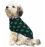 Fashion Pet Fashion Pet Sweater Contrast Dot Green