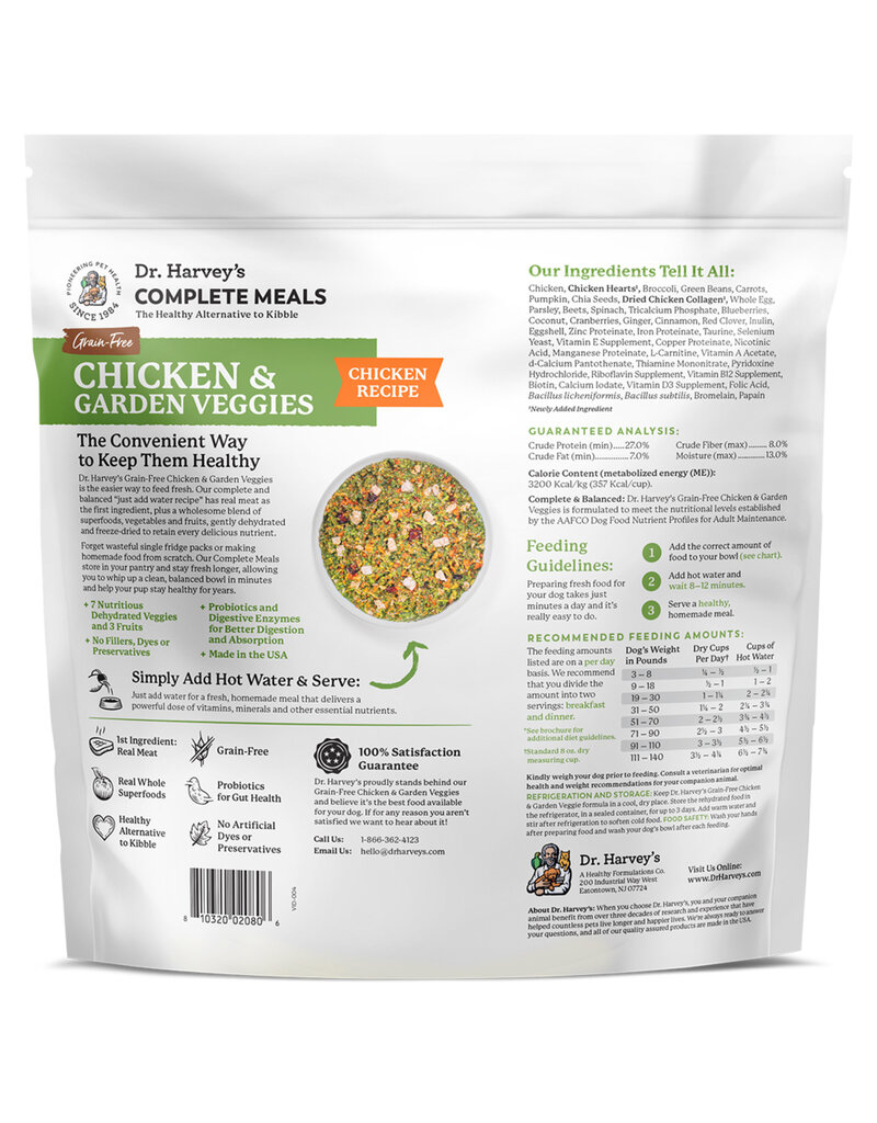 Dr Harvey Dr Harvey's Garden Veggies GF Chicken 5lb