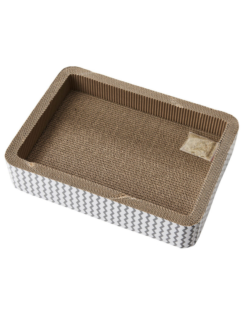 Ethical Pet Ethical Pet Scratcher With Catnip Bed 17In