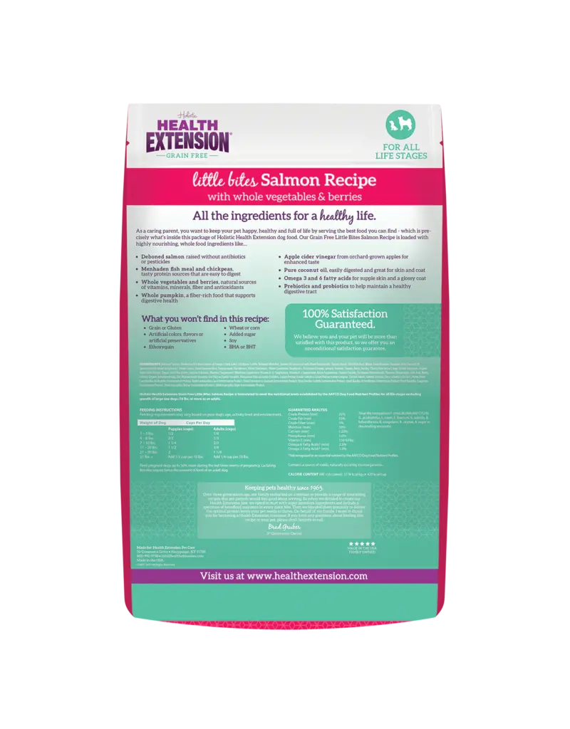 Health Extension Health Extension Little Bites Grain Free Salmon 3.5lb