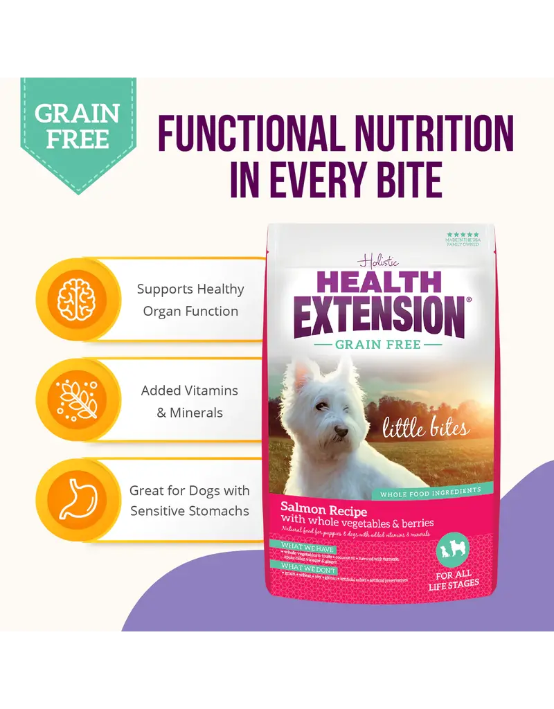 Health Extension Health Extension Little Bites Grain Free Salmon 3.5lb