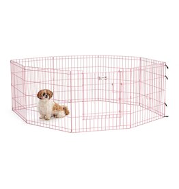 MidWest MidWest Life Stages Exercise Pen 24" Pink